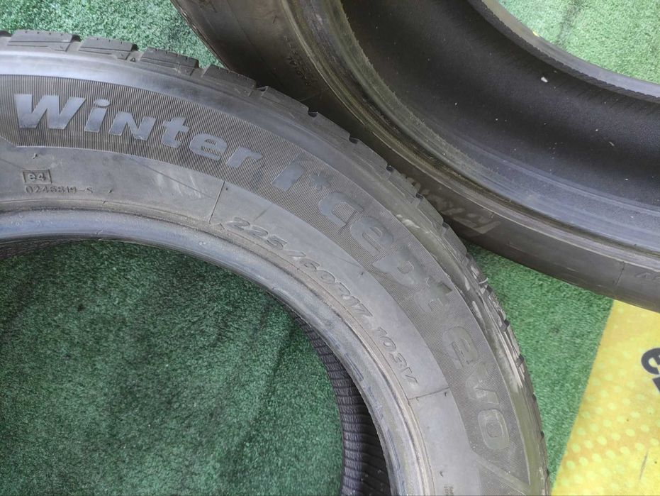 Шини Hankook winter I*Cept evo 225/60R17 Пара Зимові Б/у Оригінал