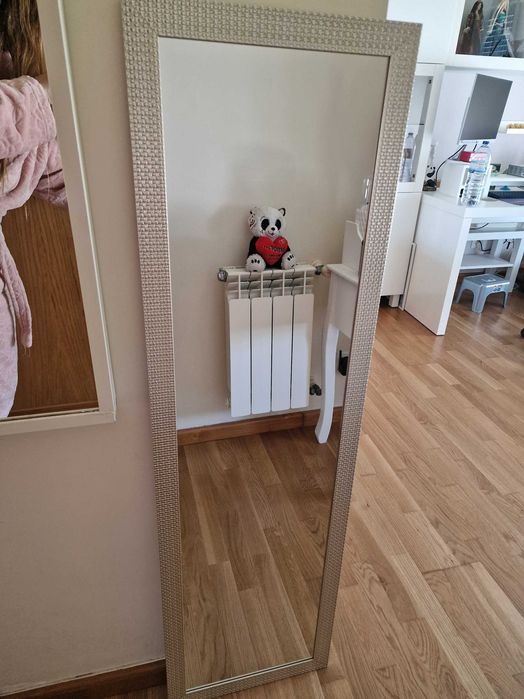 Espelho parede prateado