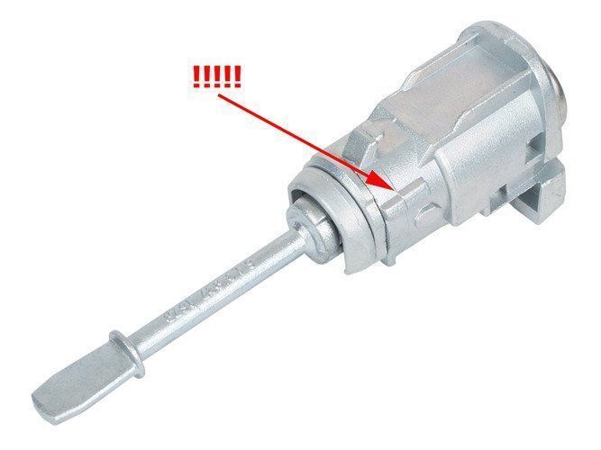 Canhão com chave da porta do lado esquerdo Seat Ibiza 6L NOVO