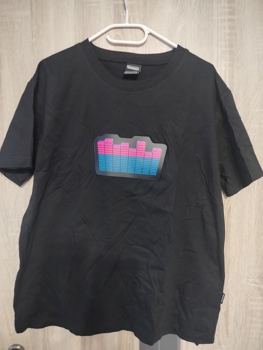 Zestaw 2 T-shirtów z podświetlanym panelem r.M