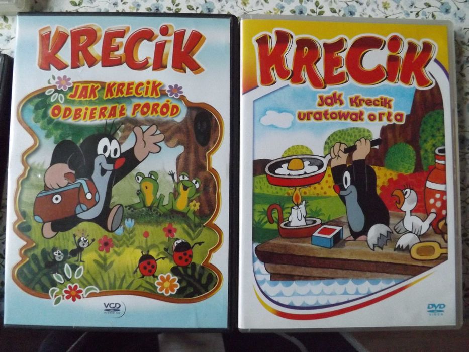 Krecik, bajka, dvd, VCD, film bez przemocy