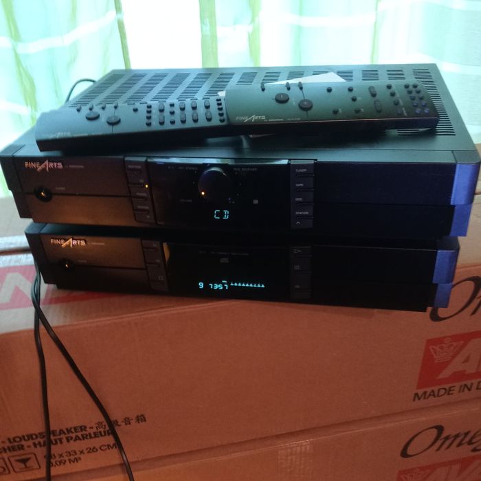 Grundig Fine arts CD i amplituner+ dwa piloty