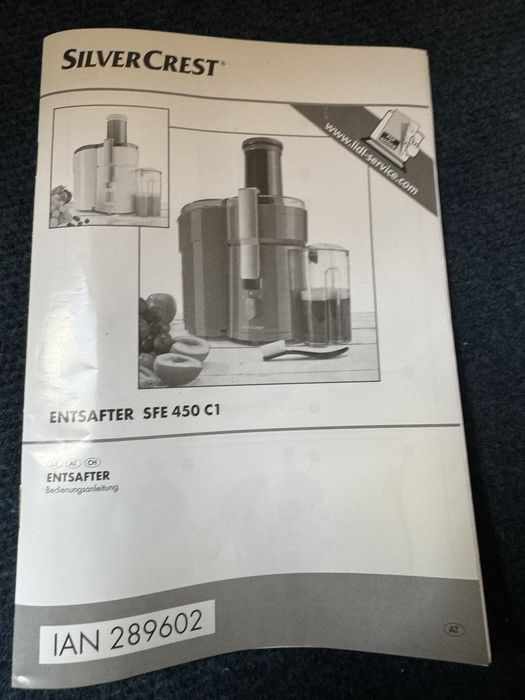 Sokowirówka SilverCrest nowa