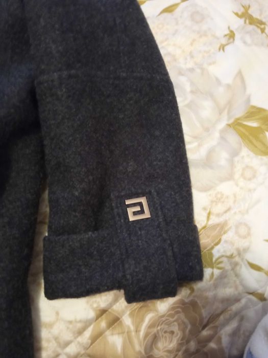 Пальто 52р, кашемир+воротник песец