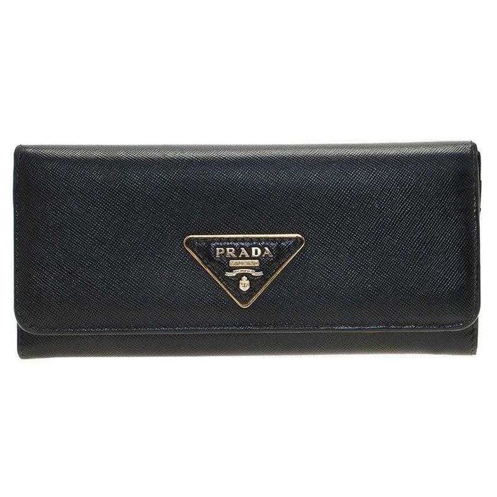 Гаманець prada black saffiano