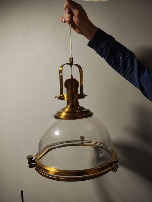 Lampa szklana antiq