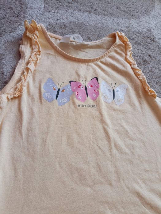 Nowy komplet t-shirt spodenki 134 H&M