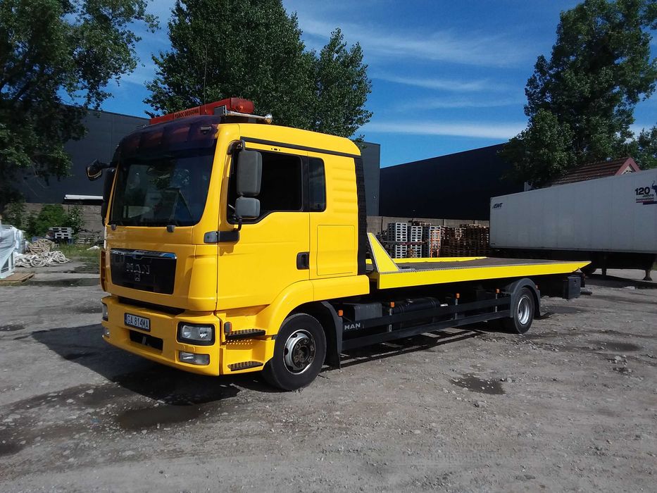 Man tgl 12.210 pomoc drogowa, płyta hydrauliczna
