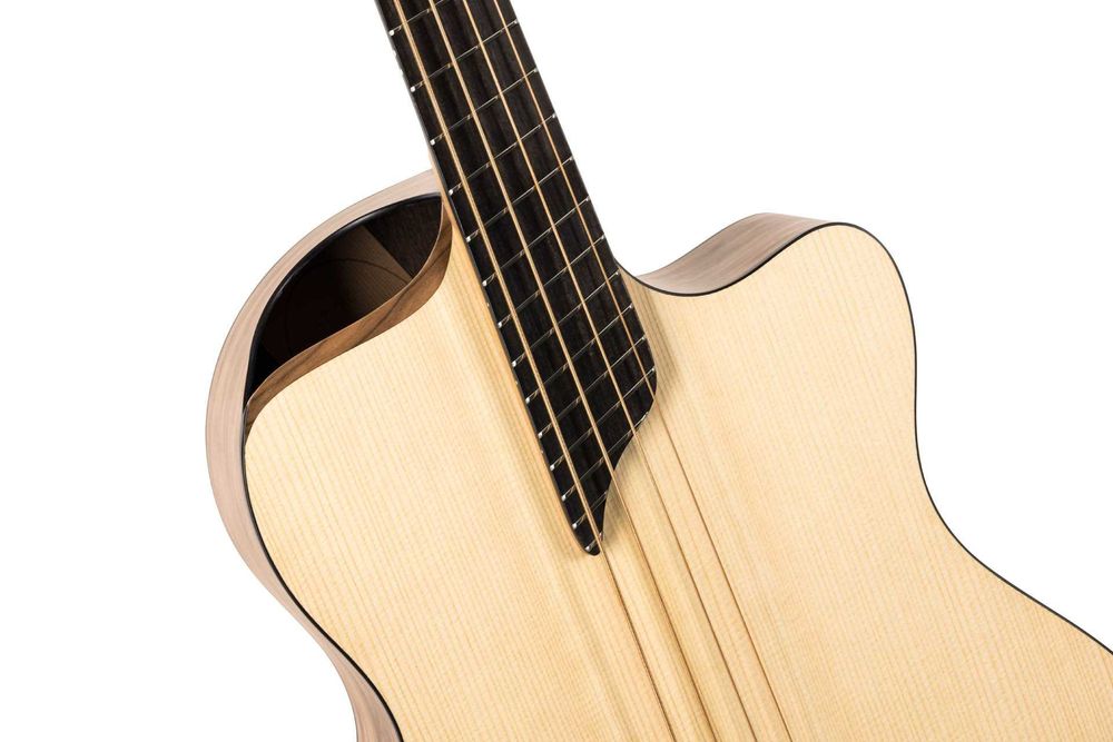 Gitara basowa akustyczna NOVA Rumbler double-top fan fret