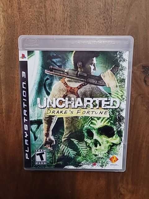 Caixa original e Jogo Uncharted Drake's Fortune PlayStation 3