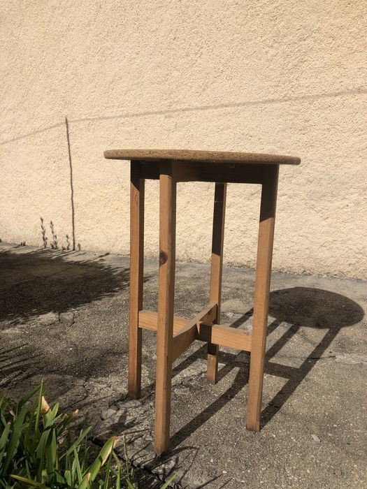 Mesa restaurada, branca!