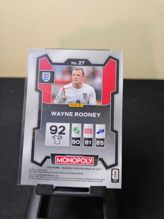 Wayne Rooney Silver Prizm #27