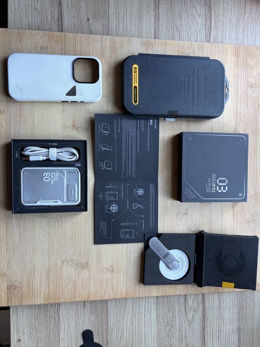 Zestaw Aulumu etui + powerbank + podstawka magnetyczna - iPhone 15 Pro