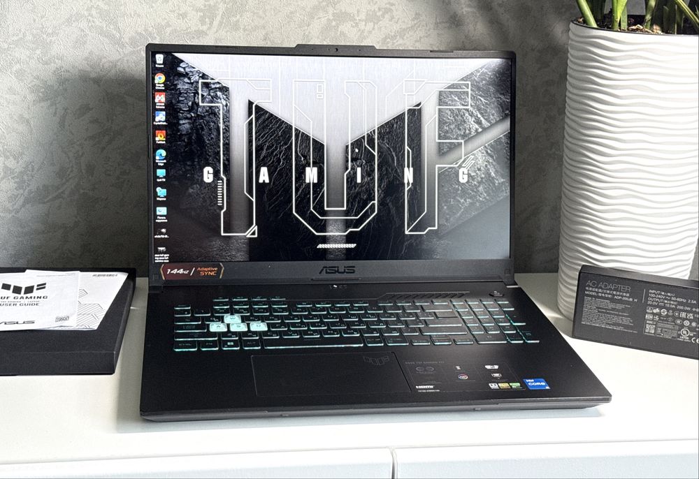 Asus Tuf F17/2025/i5-12th/RTX3050-4GB/144hz/16GB/512GB.