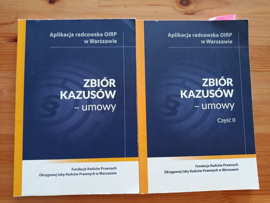 Zbiór kazusów - umowy OIRP Warszawa cz. I i II