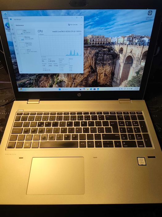 HP Probook 650 G5 - I5 8gen 1.50Ghz + 16GB + SSD256GB