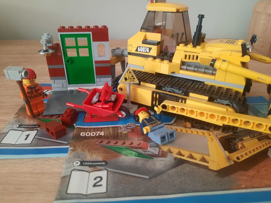 Klocki lego spychacz 60077