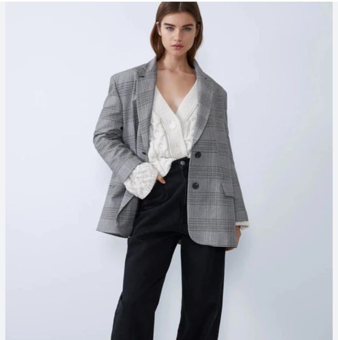 Піджак жіночий zara,блейзер чорний zara ,М,L