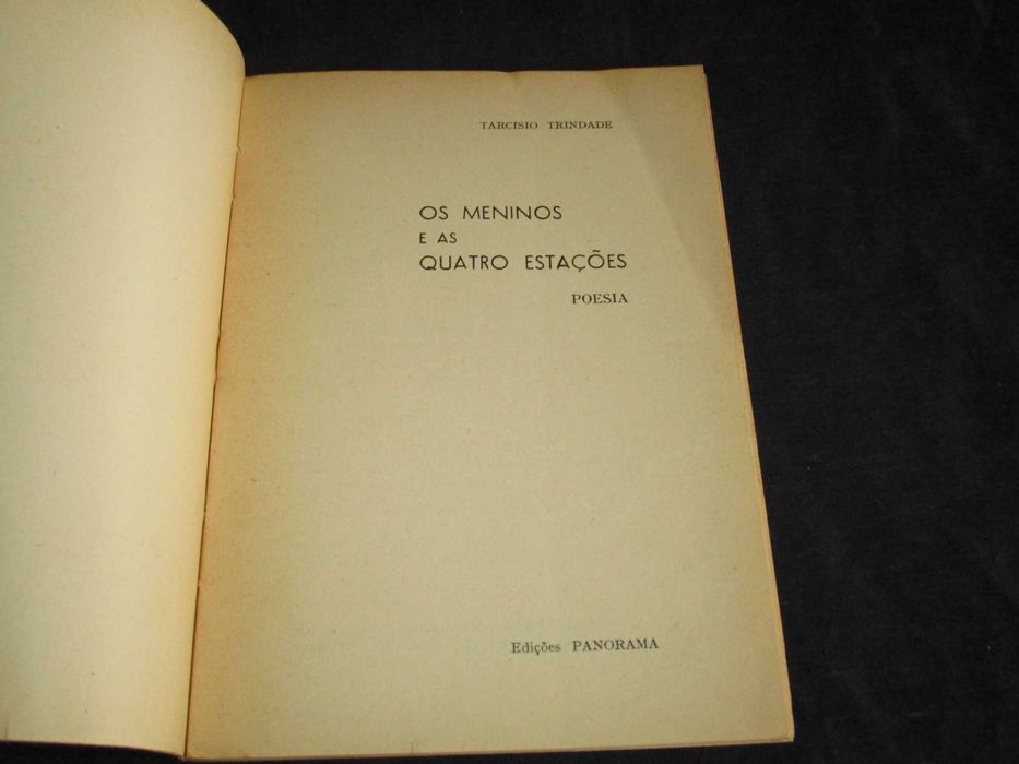 Livro Os Meninos e as Quatro Estações Tarcísio Trindade
