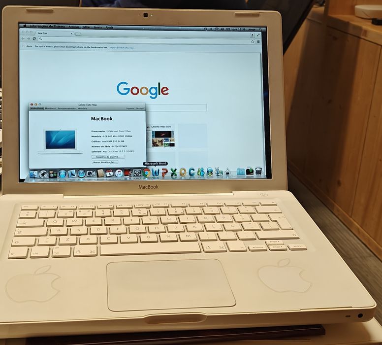 MacBook - intel core 2 duo - 4gb ram - 320 hdd 7200rpm