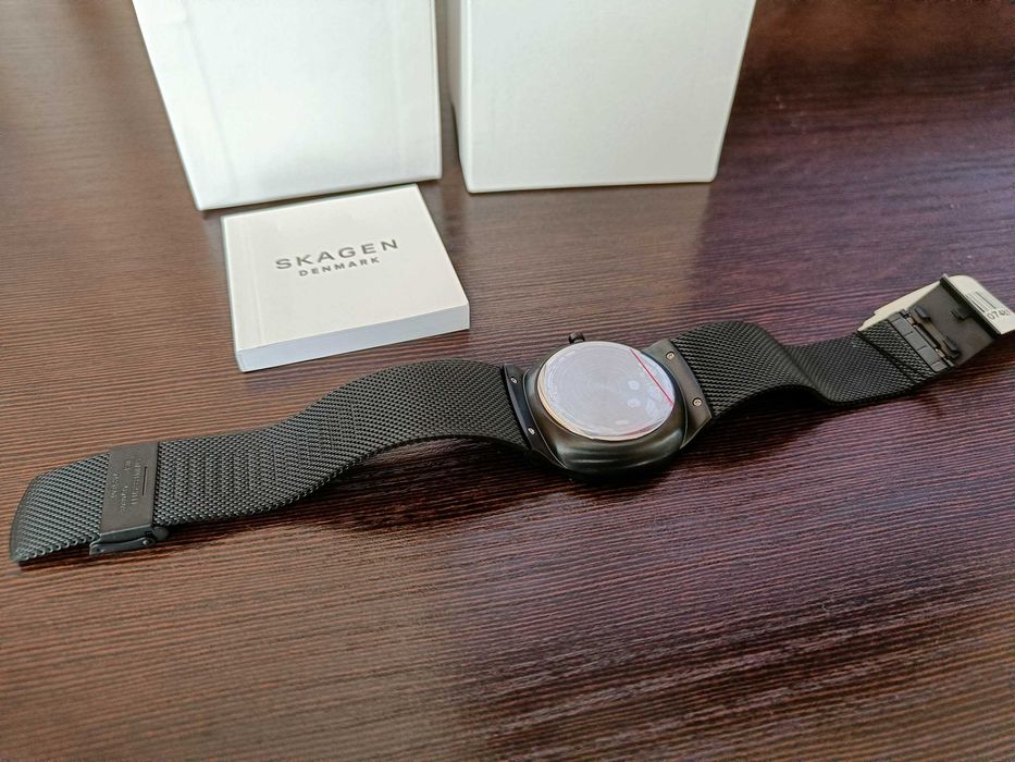 Skagen Melbye Automaat Czarny/Stal Ø50 mm SKW6796
