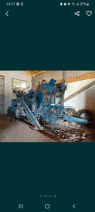 Maquina de colher cenoras