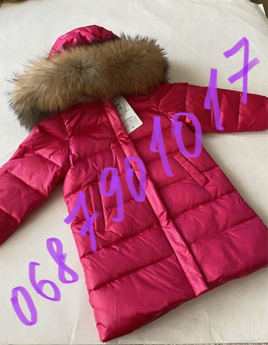 Пуховик куртка пальто Liebei LB Монклер натуральная опушкой