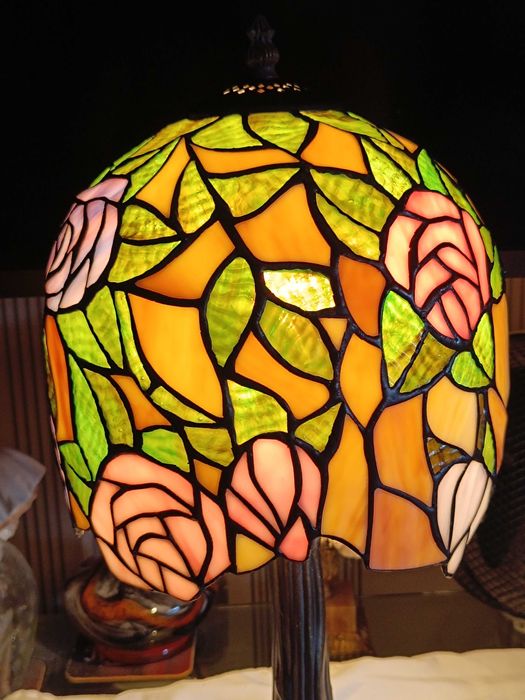 Kolekcjonerska stara Lampka gabinetowa ,, Tiffany "