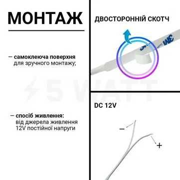 Світлодіодна стрічка Біла Professional 12-2835-120-CW-20