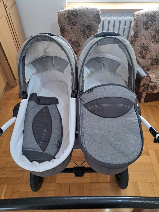 Wozek dzieciecy 3w1 bliźniaczy, duo Danny Sport