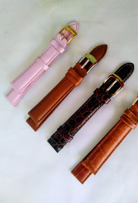 Ремінець шкіряний 16 мм, виробництво Франції, новий