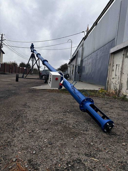 Винтовой конвейер, шнековый погрузчик, транспортер зерна 133х8х380