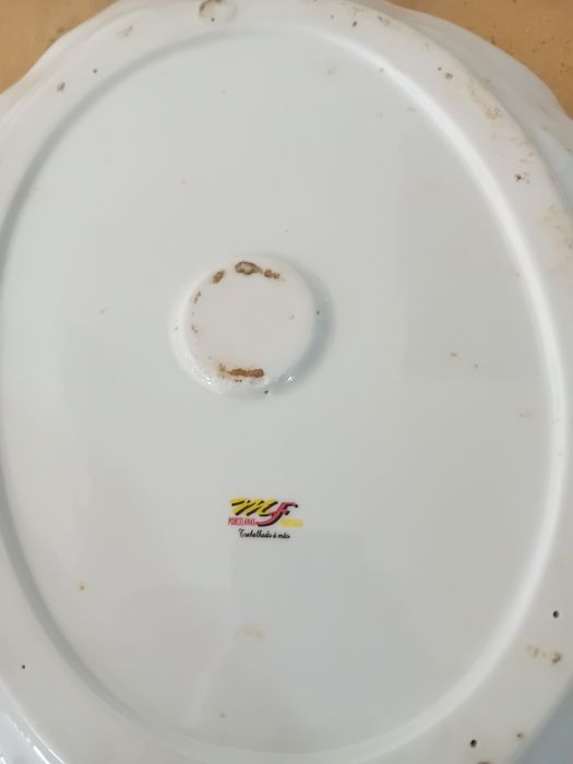 Loiça procelana pintada à mão Myrtus