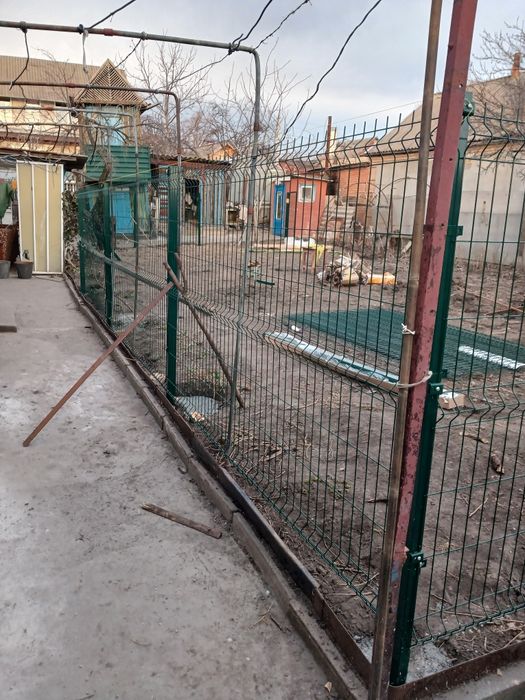 Робимо паркани хвіртка секційний металевий ,огорожа із сітки 3D