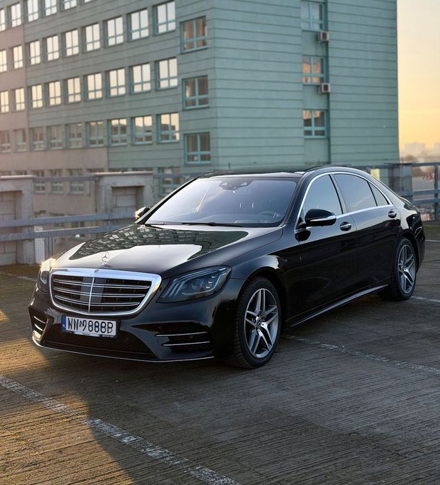 Mercedes-Benz Klasa S MERCEDES-BENZ S 450 4MATIC LONG AMG LINE – 2020 – stan bardzo dobry