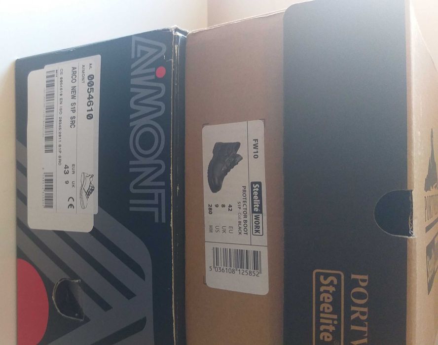 Calçado de Segurança - 3 pares de sapatos