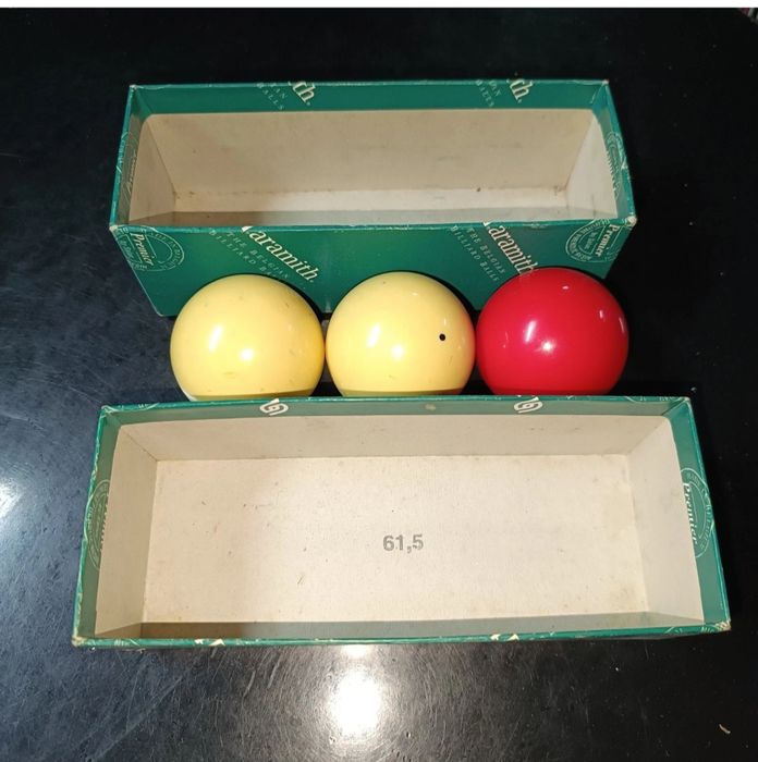 Conjunto completo de Bolas  Bilhar Livre ou Carambola Vintage Aramith