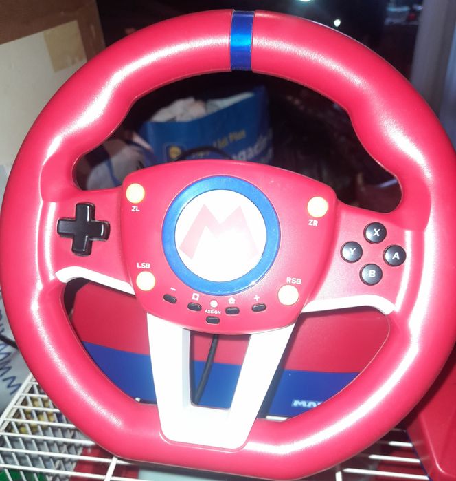 Vendo volante e pedais mario kart para Nintendo switch
