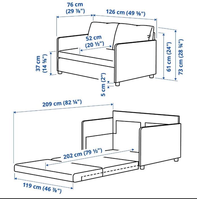 FRIDHULT Sofá-cama Ikea