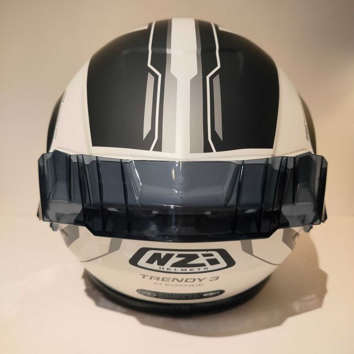 Capacete NZi Trendy 3 rapid c/viseira escura+transparente mota novo