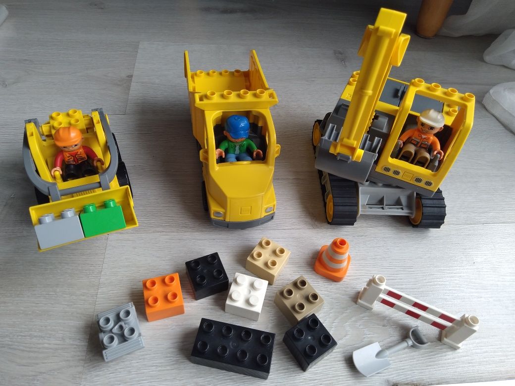 Lego Duplo koparka,ładowarka i wywrotka Prądnik Czerwony • OLX.pl