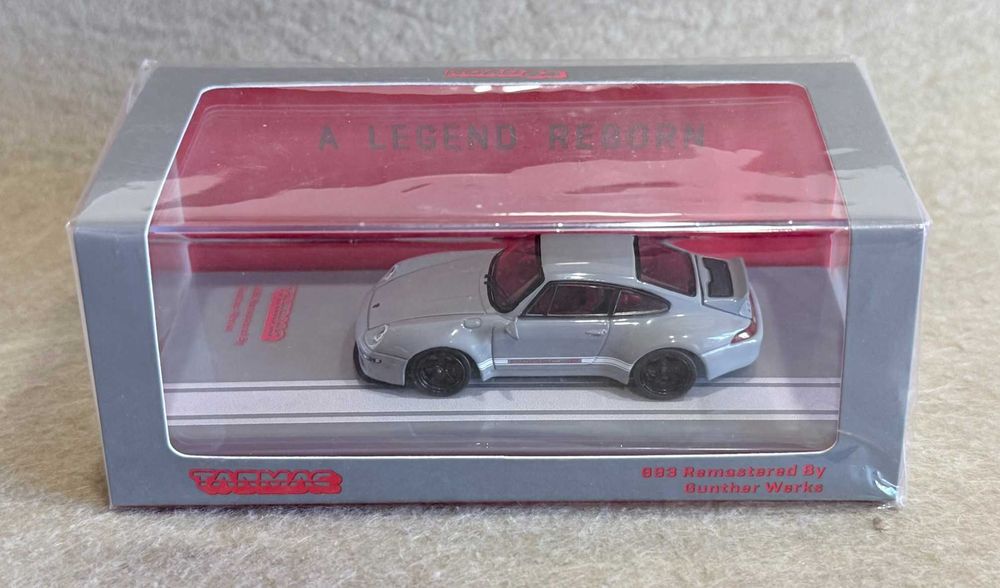 5 miniaturas 1:64 Tarmac - Honda, Porsche, Ferrari e Datsun