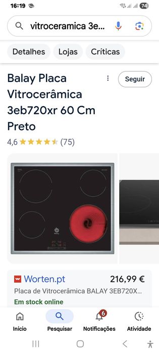 Placa vitroceramica Balay