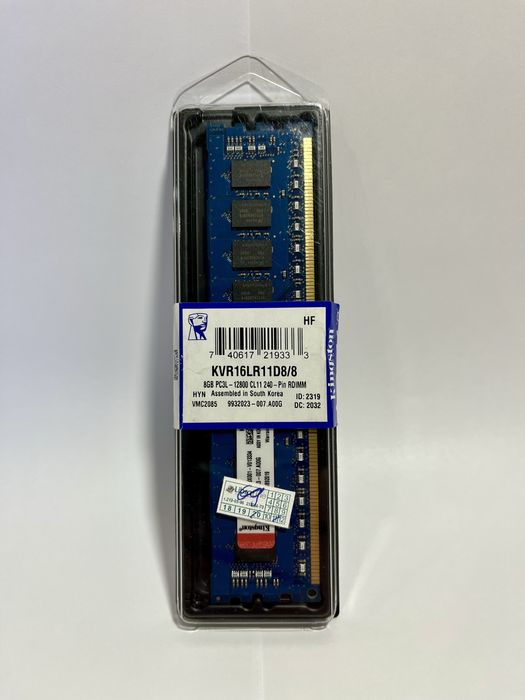 Оперативна пам'ять DDR3 PC3L 8GB CL11 12800