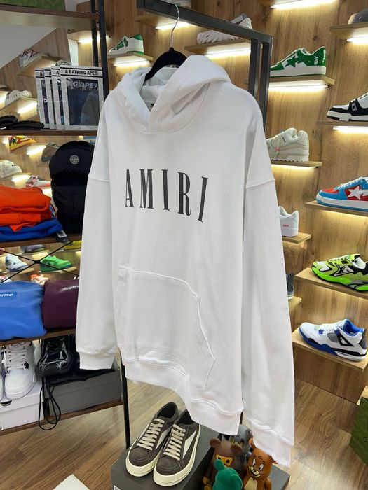 Худі Amiri White Logo