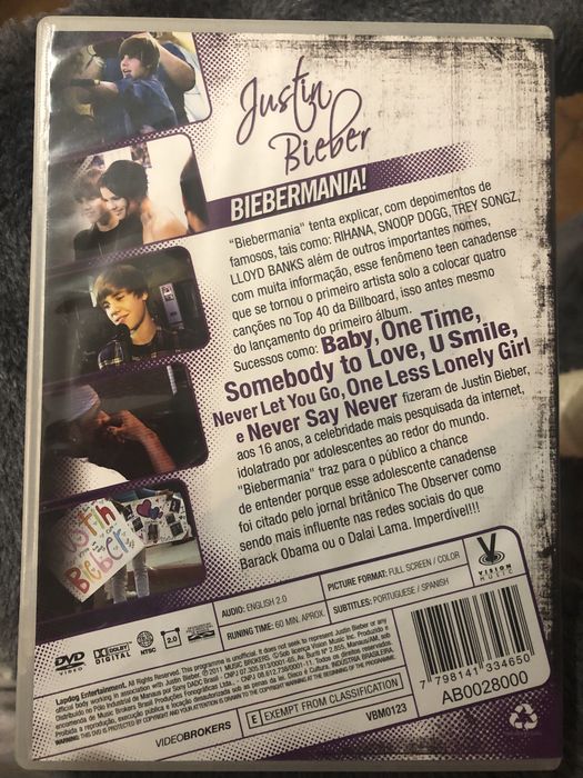 DVD Justin Bieber