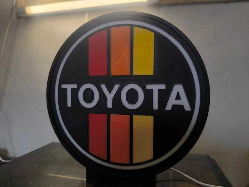 Lightbox Luminaria decorativa Toyota 80s