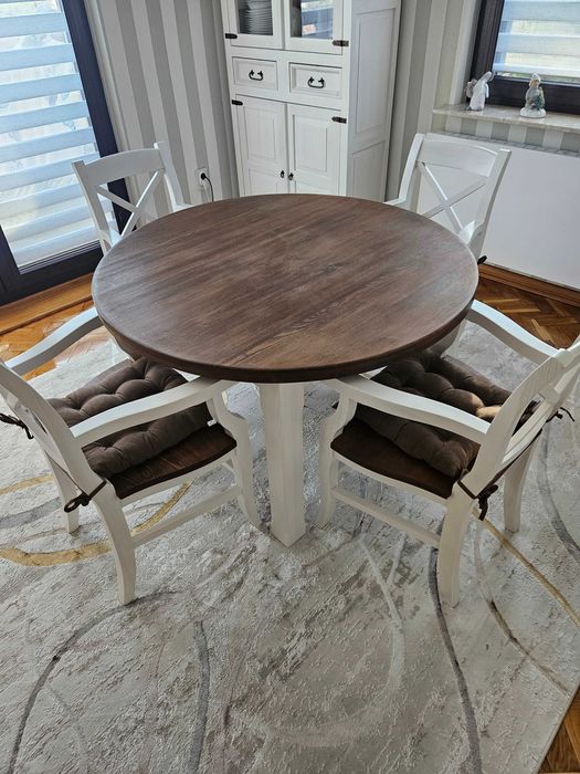 komplet do jadalni w stanie idealnym