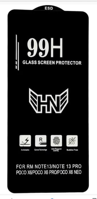 Xiaomi Redmi Note 14,13,13T Захисне Скло Олеофобне покриття 9H