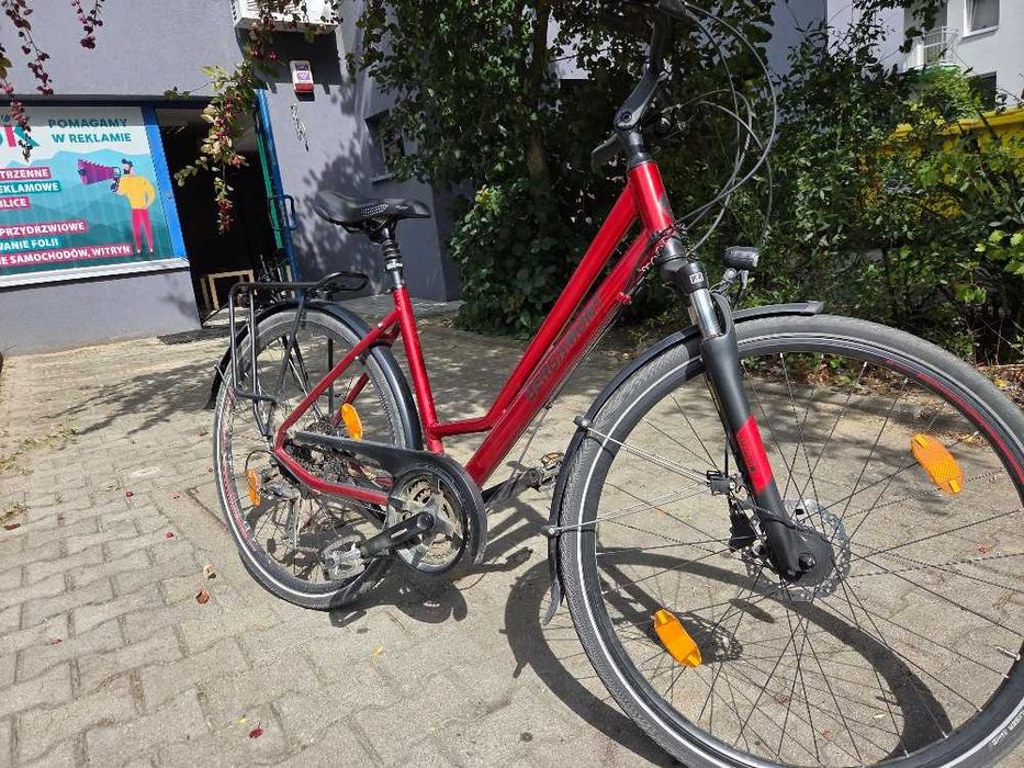 Rower damka Bergamont Horizon 4 Amsterdam Czerwony